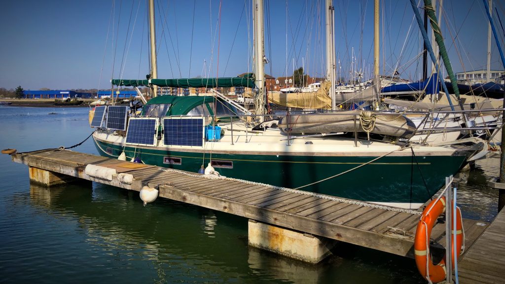 Serafina on her berth